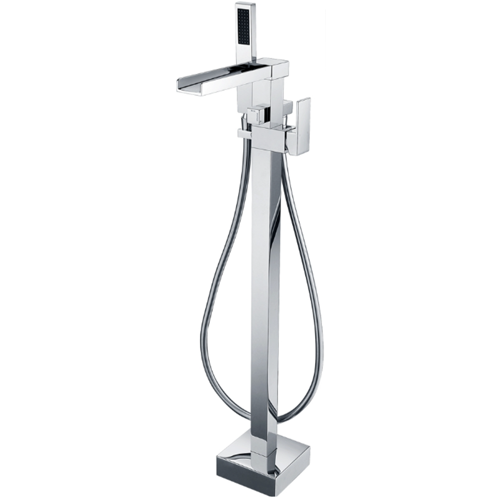 Aqua Trevi Waterfall Floor Mounted Soker Tub Faucet - Bhdepot