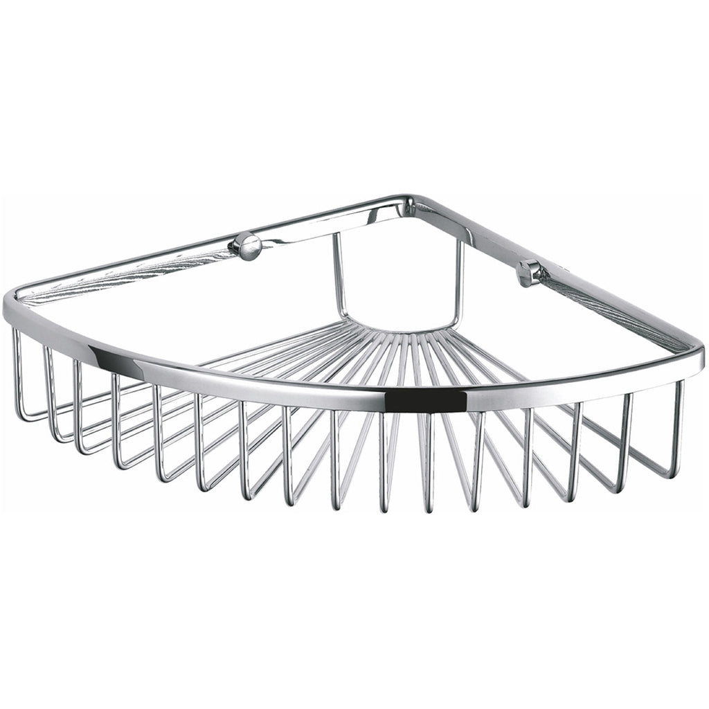 Kube Single Corner Wire Basket - Home and Bath Depot