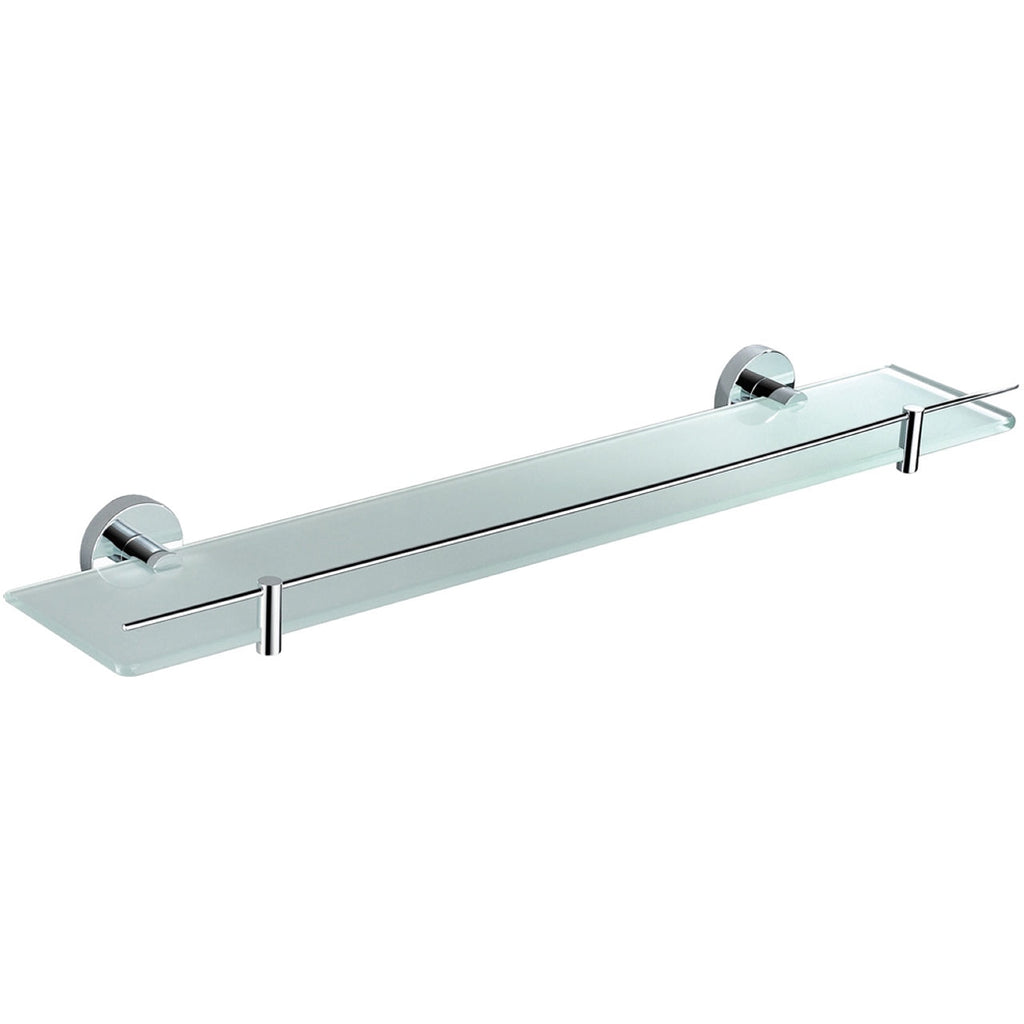Aqua Rondo Glass Shelve - Home and Bath Depot