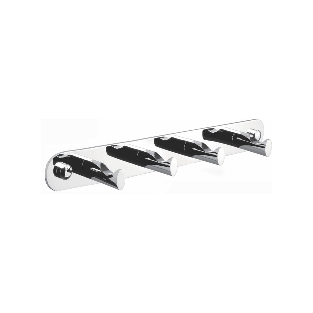 Aqua Rondo Robe Hook With 4 Hooks - Home and Bath Depot