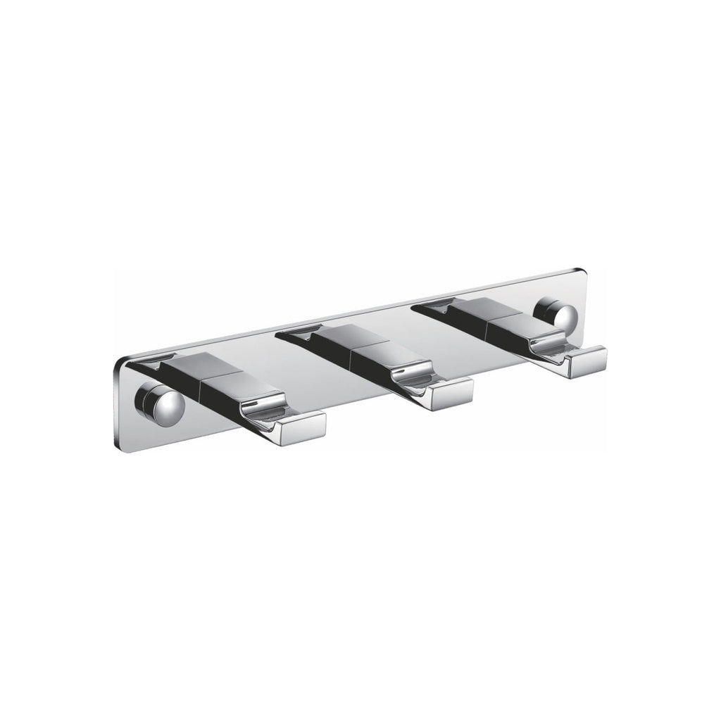 Aqua Piazza Robe Hook With 3 Hooks - Home and Bath Depot