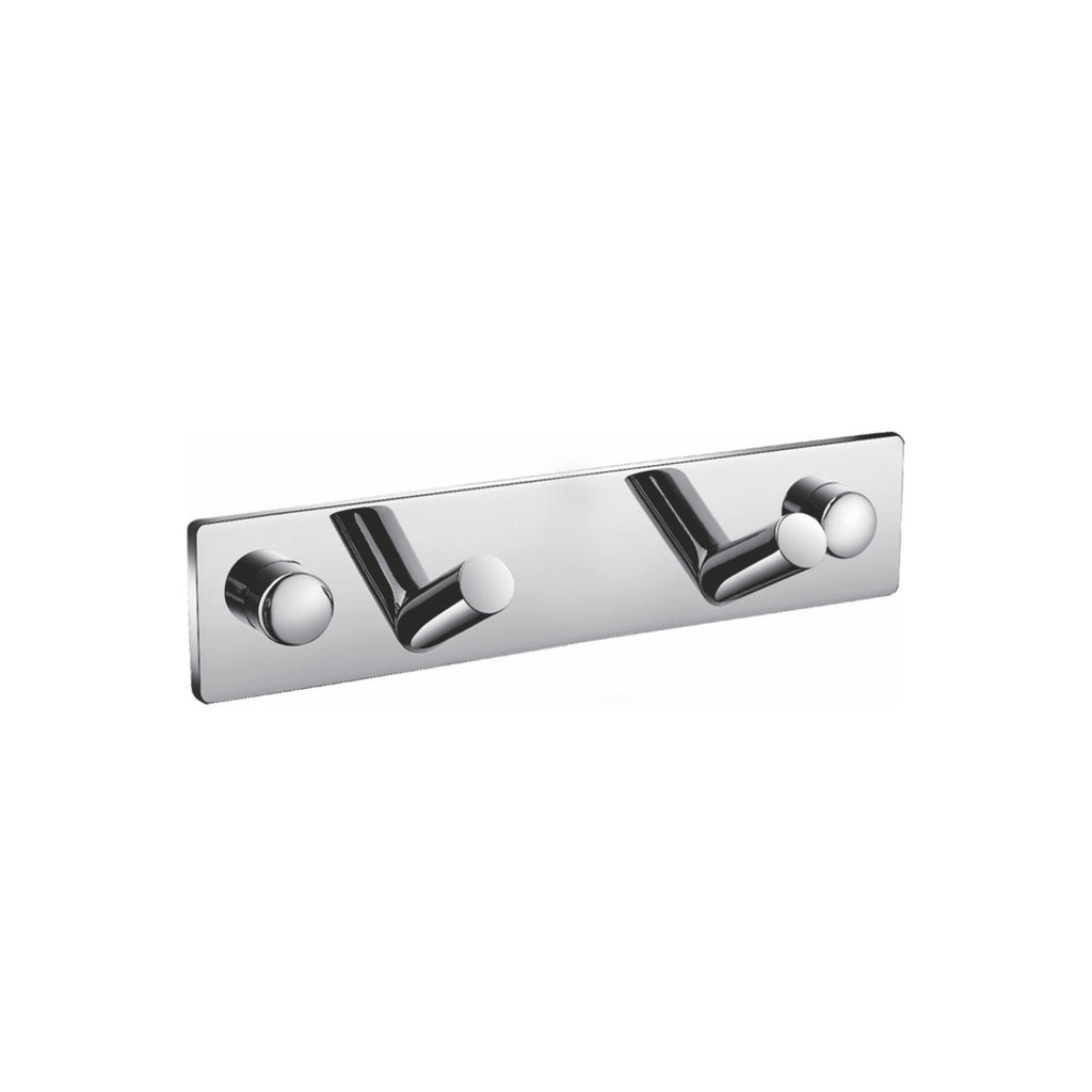 Aqua Chiaro Robe Hook With 2 Hooks - Home and Bath Depot