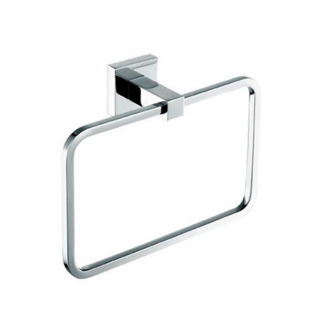 Aqua Piazza Towel Ring - Home and Bath Depot