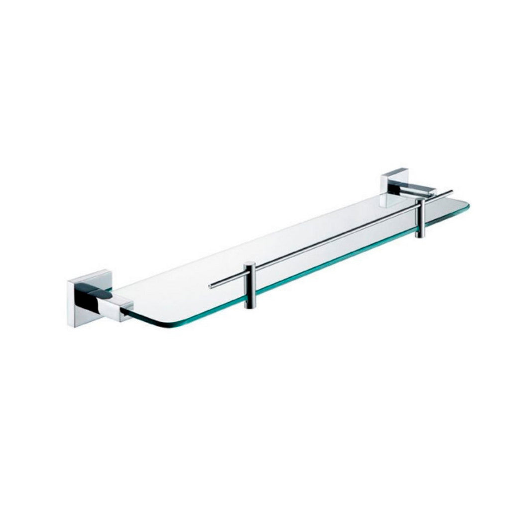 Aqua Piazza Glass Shelve - Home and Bath Depot
