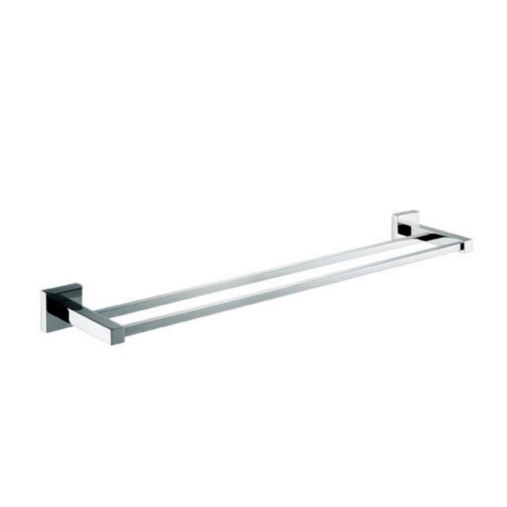 Aqua Piazza Double Towel Bar - Home and Bath Depot