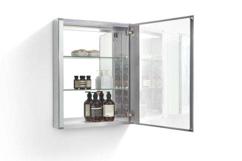 Kube 20" Mirrored Medicine Cabinet - Home and Bath Depot