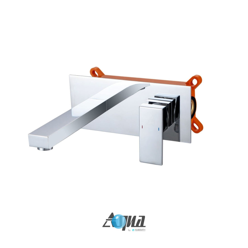 Aqua Squadra By KubeBath Single Level Wall Mount Faucet - Bhdepot