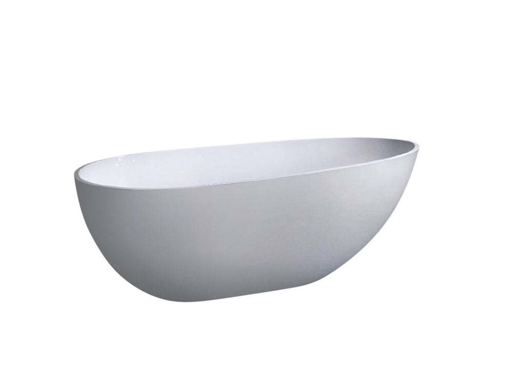 Bayo 66" Modern Round Freestanding Bathtub - Bhdepot