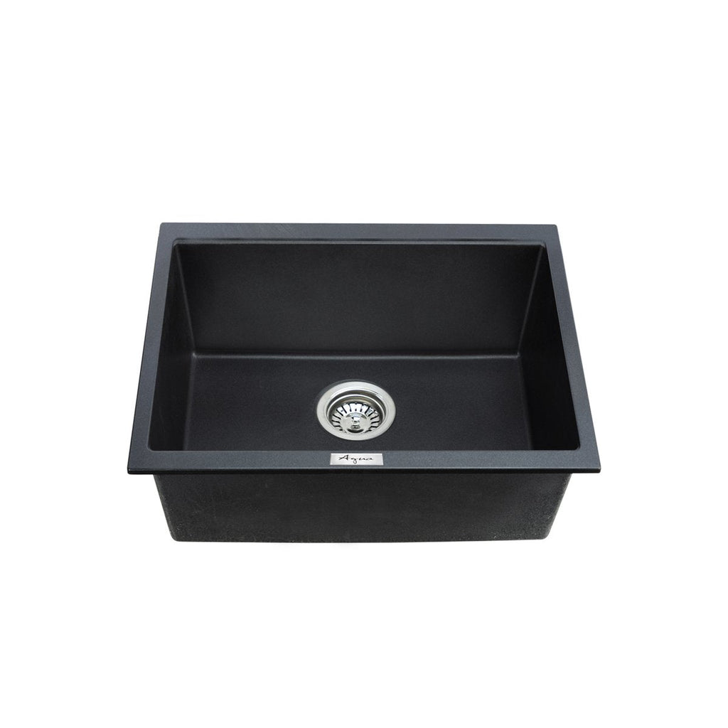 Euro 24" x 18" Under-Mount Granite Kitchen Sink Single Bowl - Bhdepot