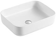 Fumba 20" x 16" White Rectangle Vessel Sink - Bhdepot