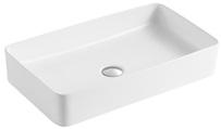 Futilo 24" x 14" White Rectangle Vessel Sink - Bhdepot