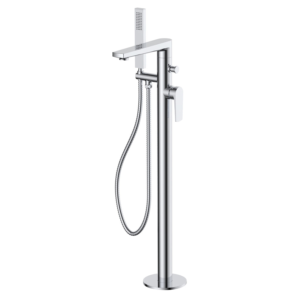 Aqua Letti Floor Mounted Soaker Tub Faucet - Bhdepot