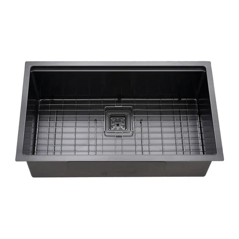 Kodaen 32" Workstation Undermount Single Bowl Kitchen Sink in 16 Gague UNS3000 - Bhdepot