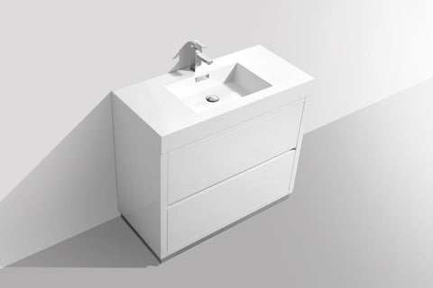 Bliss 40" Free Standing Modern Bathroom Vanity - Home and Bath Depot