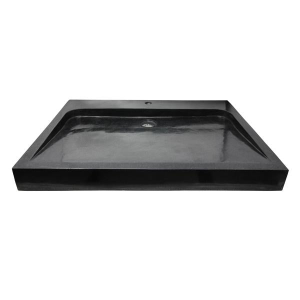 Pegale 28" x 20" Granite Vessel Sink - Bhdepot