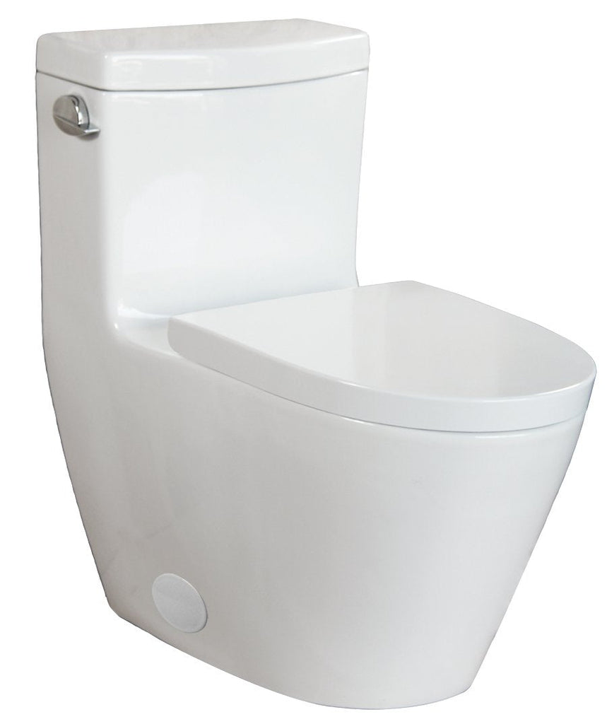 Totem 1-Piece Toilet with Soft Closing Seat - Bhdepot
