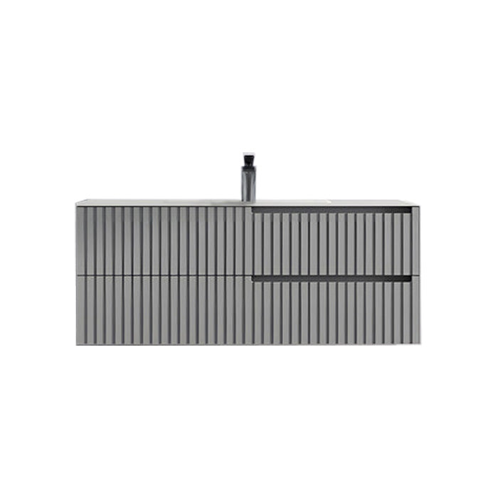 Modern Wallmount Vanities Combination kit 3 32" Gray - Bhdepot 