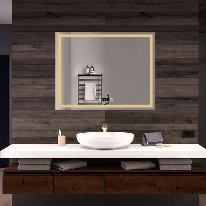 Kodaen Embrace Bathroom LED Vanity Mirror with Built-in Bluetooth Speaker - MSL-105T - Bhdepot 