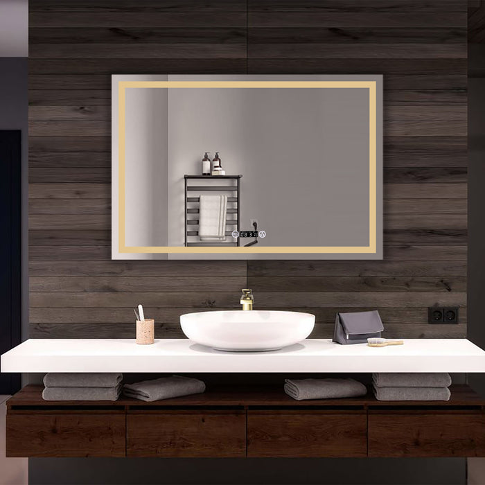 Kodaen Embrace Bathroom LED Vanity Mirror with Built-in Bluetooth Speaker - MSL-105T - Bhdepot 