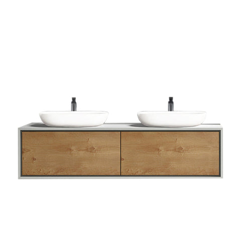 Modern Wallmount Vanities double drawer 47.3" - Bhdepot 