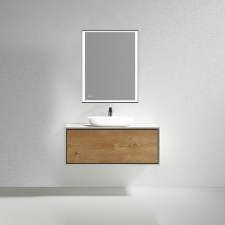 Modern Wallmount Vanities Single drawer 31.5" - Bhdepot 