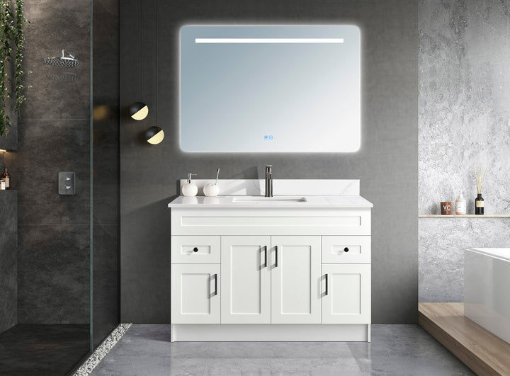Serena 48″ Free Standing Bathroom Vanity With Quartz Countertop - Bhdepot 