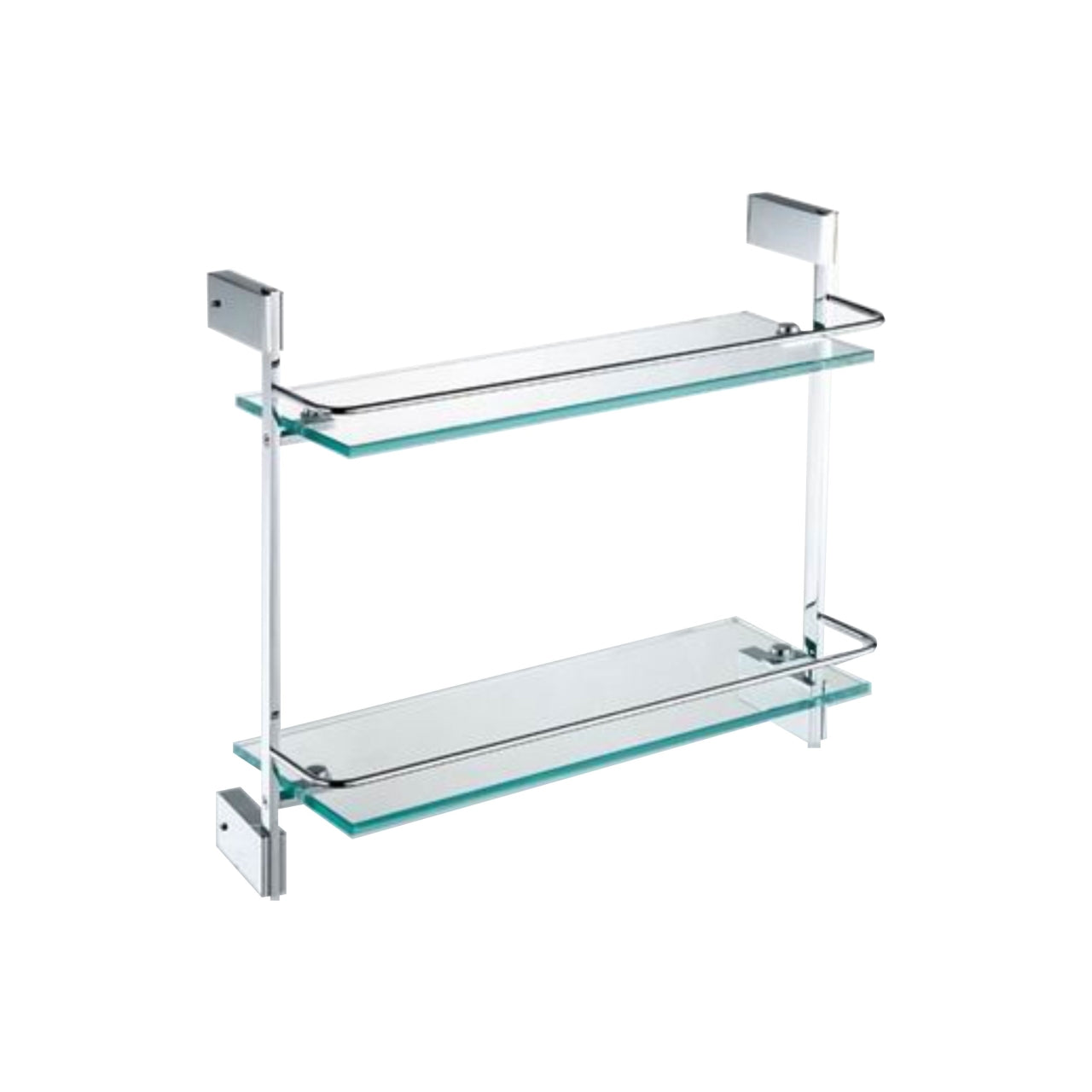 Aqua Fino Double Glass Shelve - Home and Bath Depot