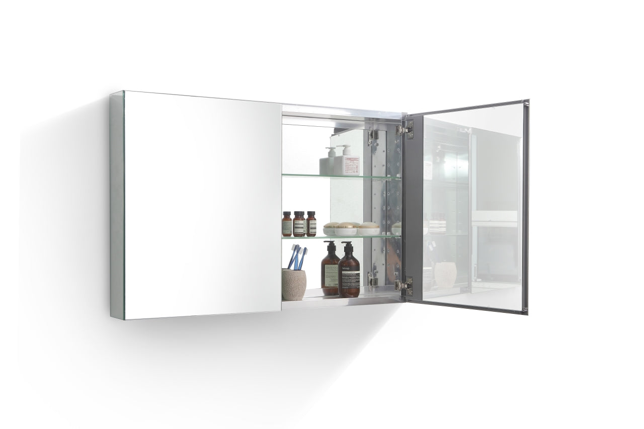 Kube 40" Mirrored Medicine Cabinet - Home and Bath Depot