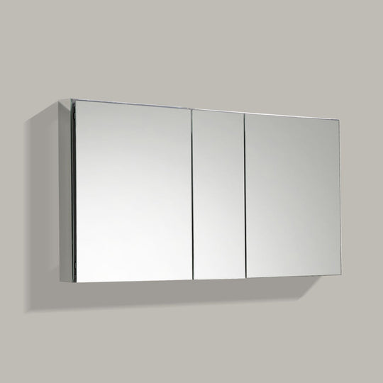 Kube 50" Mirrored Medicine Cabinet - Home and Bath Depot