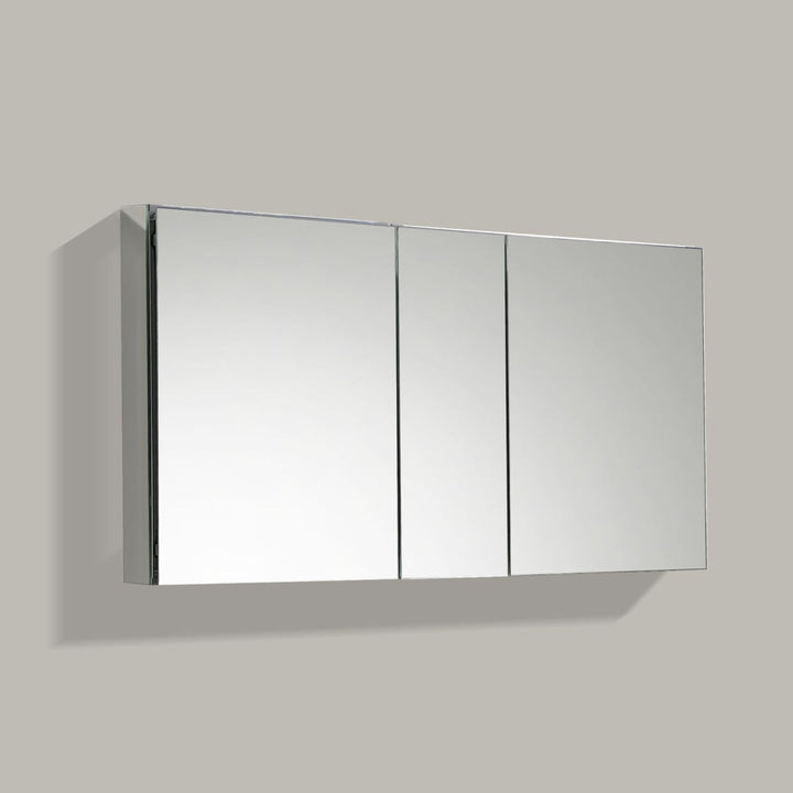 Kube 50" Mirrored Medicine Cabinet - Home and Bath Depot
