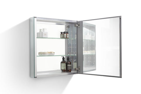 Kube 24" Mirrored  Medicine Cabinet - Home and Bath Depot