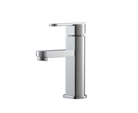 Aqua Roundo Single Hole Mount Bathroom Vanity Faucet - Bhdepot 