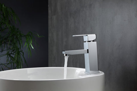 Aqua Piazza Single Lever Bathroom Vanity Faucet - Bhdepot 