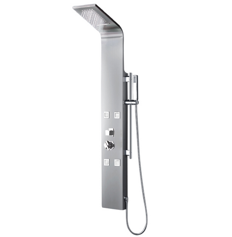 Cebou Shower Column with Hand Shower and 4 Jets - Bhdepot 