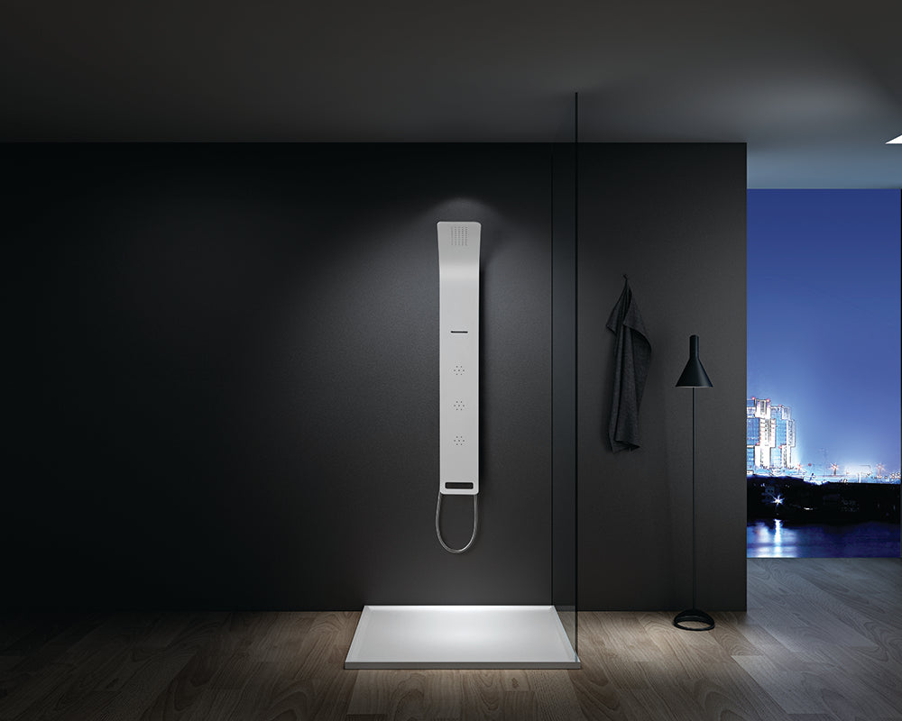 Cimone Shower Column with Hand Shower and 3 Jets - Bhdepot 