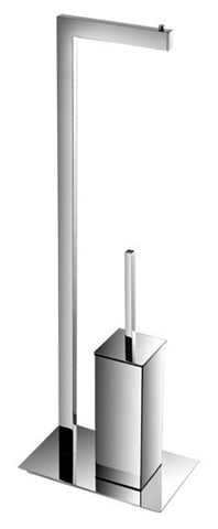 Daniella 28" Tall Freestanding Toilet Paper Holder - Bhdepot 