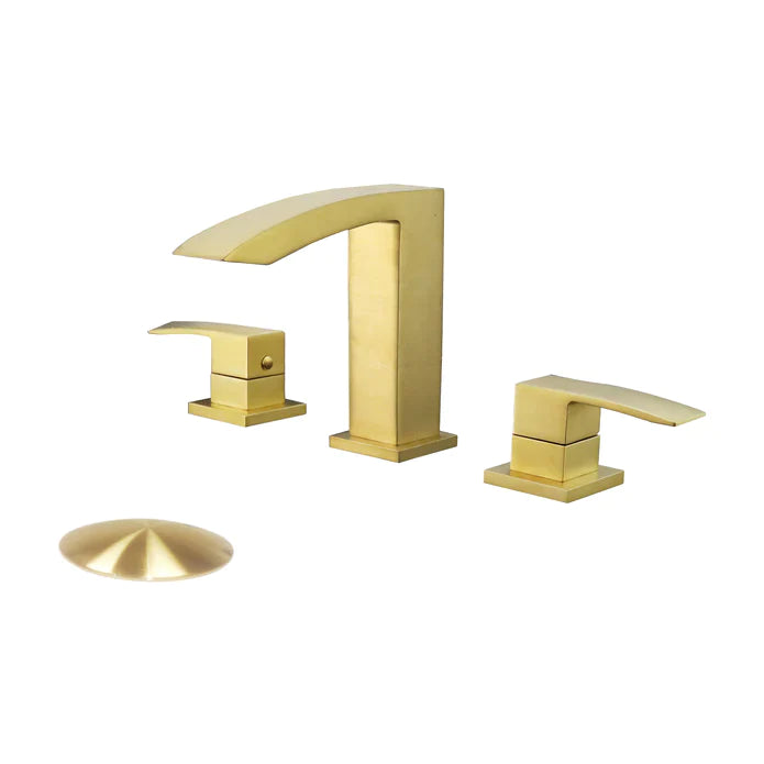 Kodaen Satro Three Holes Widespread Bathroom Faucet F13103 - Bhdepot 