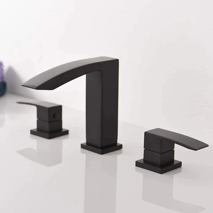 Kodaen Satro Three Holes Widespread Bathroom Faucet F13103 - Bhdepot 