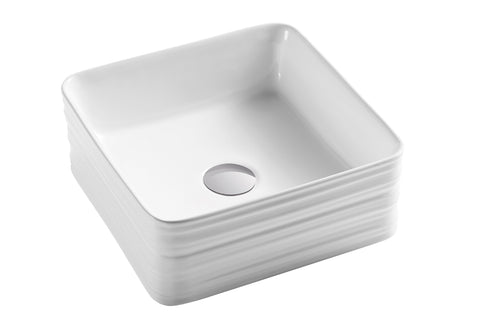 Famous 16" x 16" White Vessel Sink - Bhdepot 
