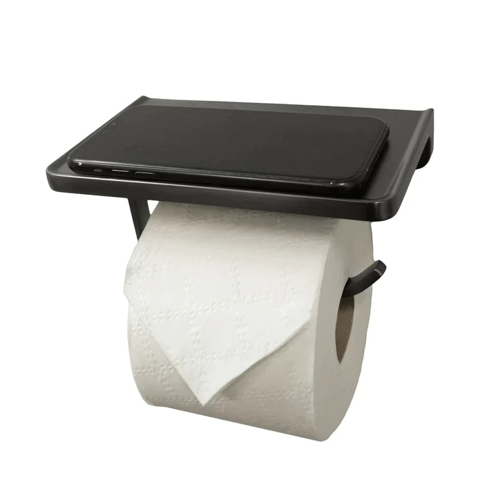 Kodaen MADISON Bathroom Toilet Paper Single Holder with Shelf - TPHSS123 - Bhdepot 