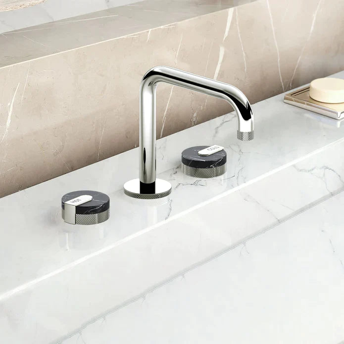 Kodaen Marmo Three Holes Widespread Bathroom Faucet F13510 - Bhdepot 