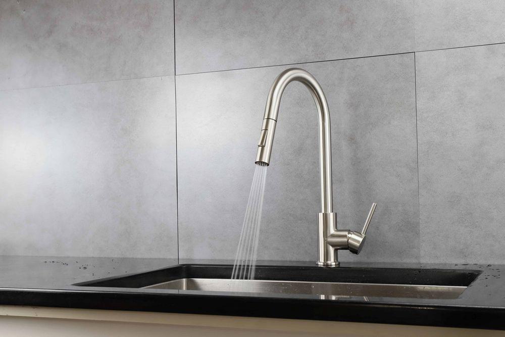 Monroe Pull-Out Kitchen Faucet (Dual Spray) - Bhdepot 