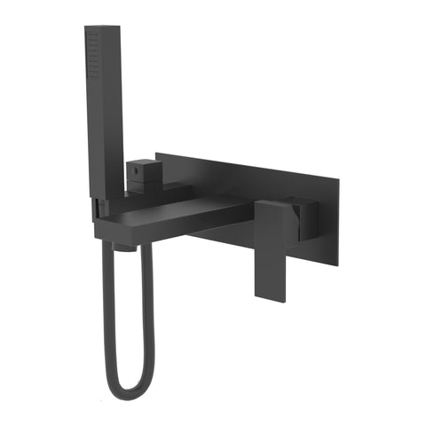 Sally Square Wall Mounted Tub Faucet - Bhdepot 