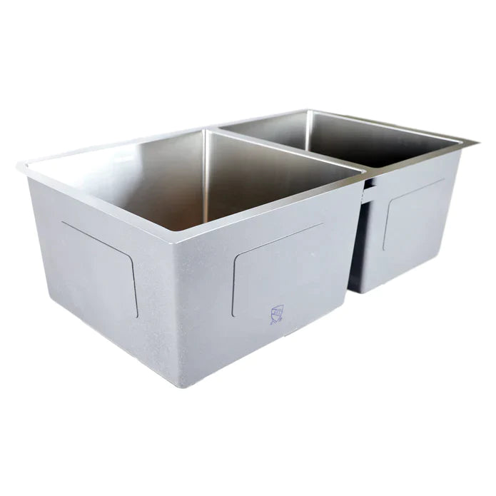 Kodaen Mission Undermount Kitchen Sink-18G Double Bowl UN - Bhdepot 