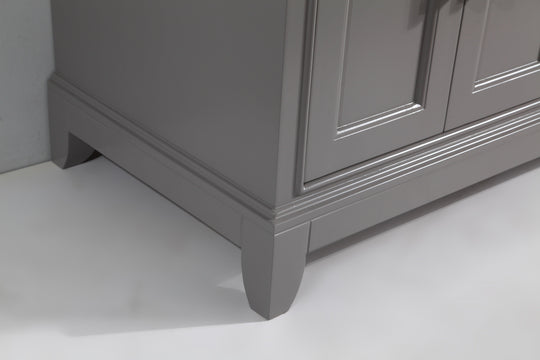 Vanity Art - Paris 60" Double Sink Bathroom Vanity Set with Sink and Mirror - Bhdepot 