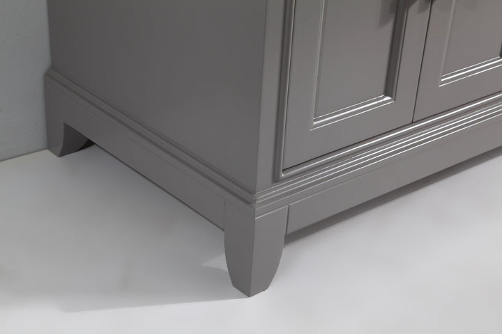 Vanity Art - Paris 60" Double Sink Bathroom Vanity Set with Sink and Mirror - Bhdepot 
