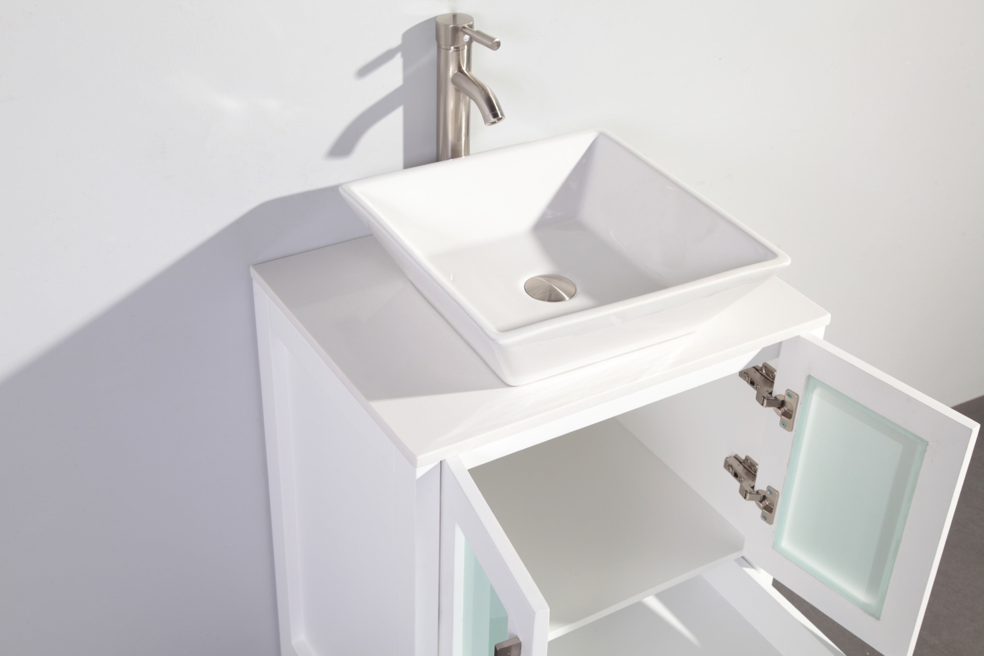 Vanity Art - Monaco 72" Double Vessel Sink Bathroom Vanity Set with Sinks and Mirrors - 2 Side Cabinets - Bhdepot 