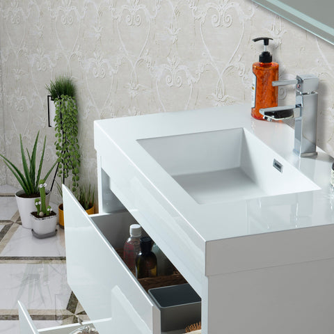 Vanity Art - Berlin 36" Freestanding Single Sink Bathroom Vanity - Bhdepot 