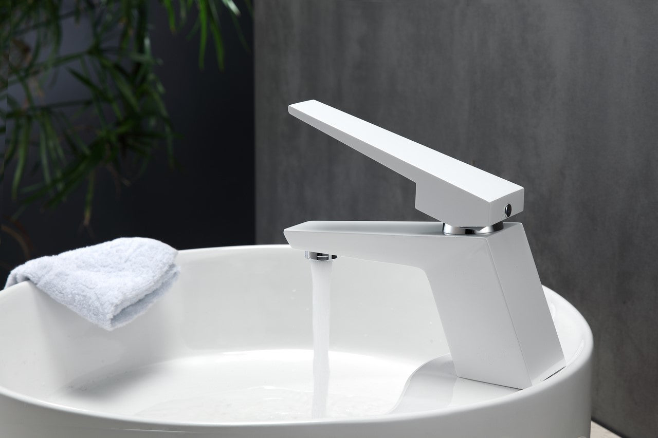 Aqua Siza Single Lever Modern Bathroom Vanity Faucet - Bhdepot 