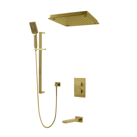 Kodaen Diamond Three Way Thermostatic Shower System - Kit 1 - Bhdepot 